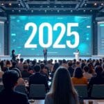 people attending AI conference 2025