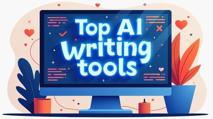 Flux_Dev_A_colorful_digital_illustration_of_a_computer_scree ai writing tools